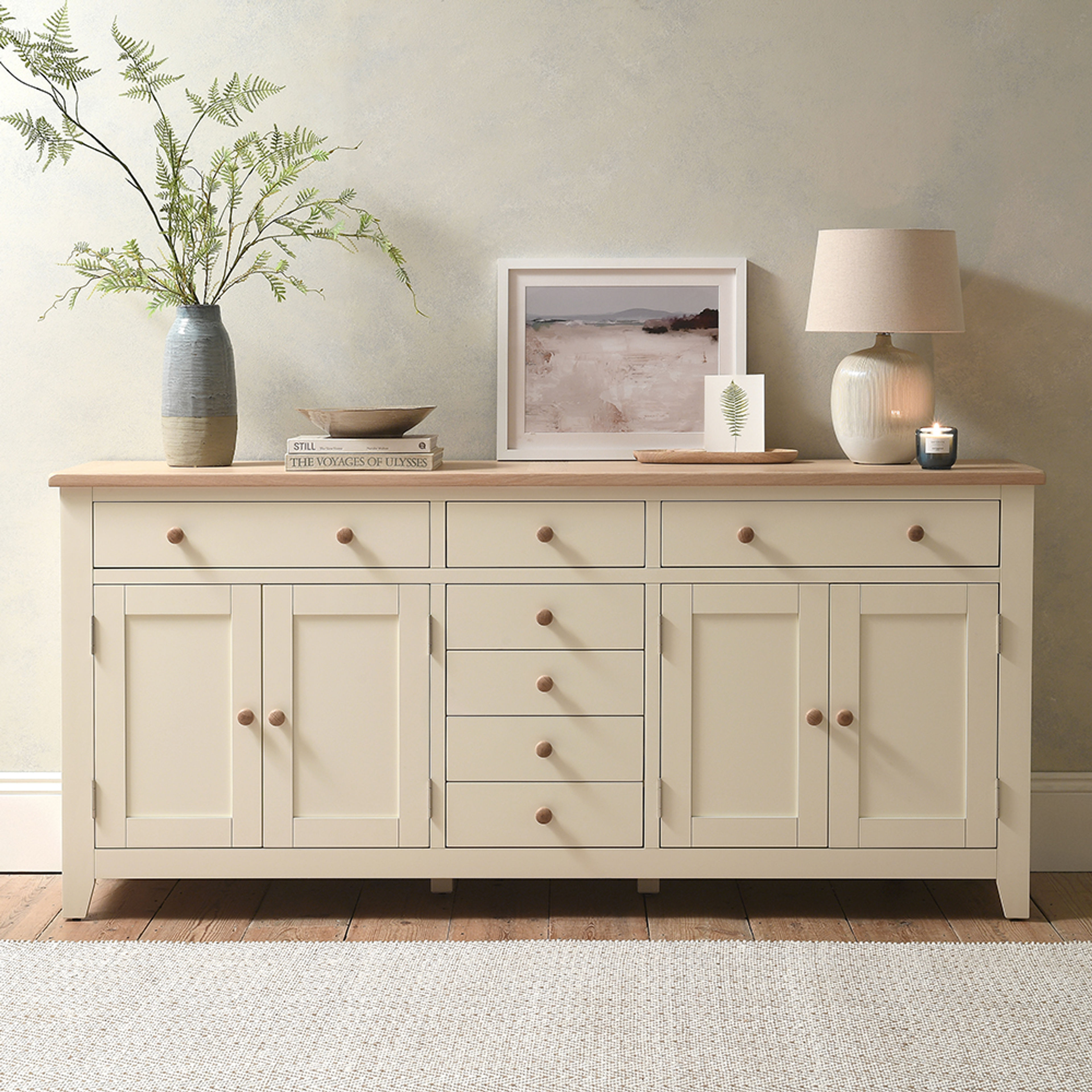 Chester Classic Cream Grand Sideboard The Cotswold Company