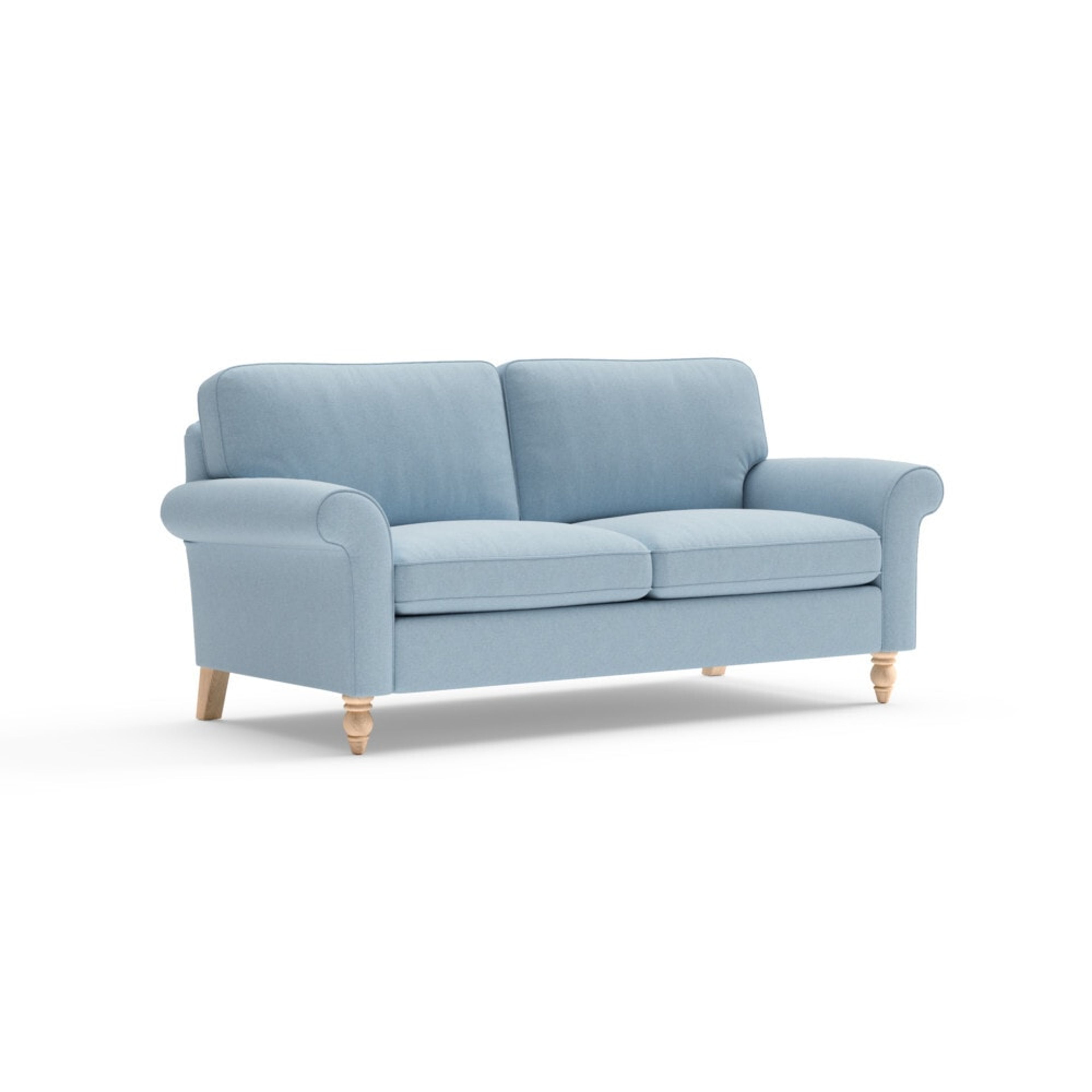 Hurley Seater Sky Blue House Linen Mix The Cotswold Company