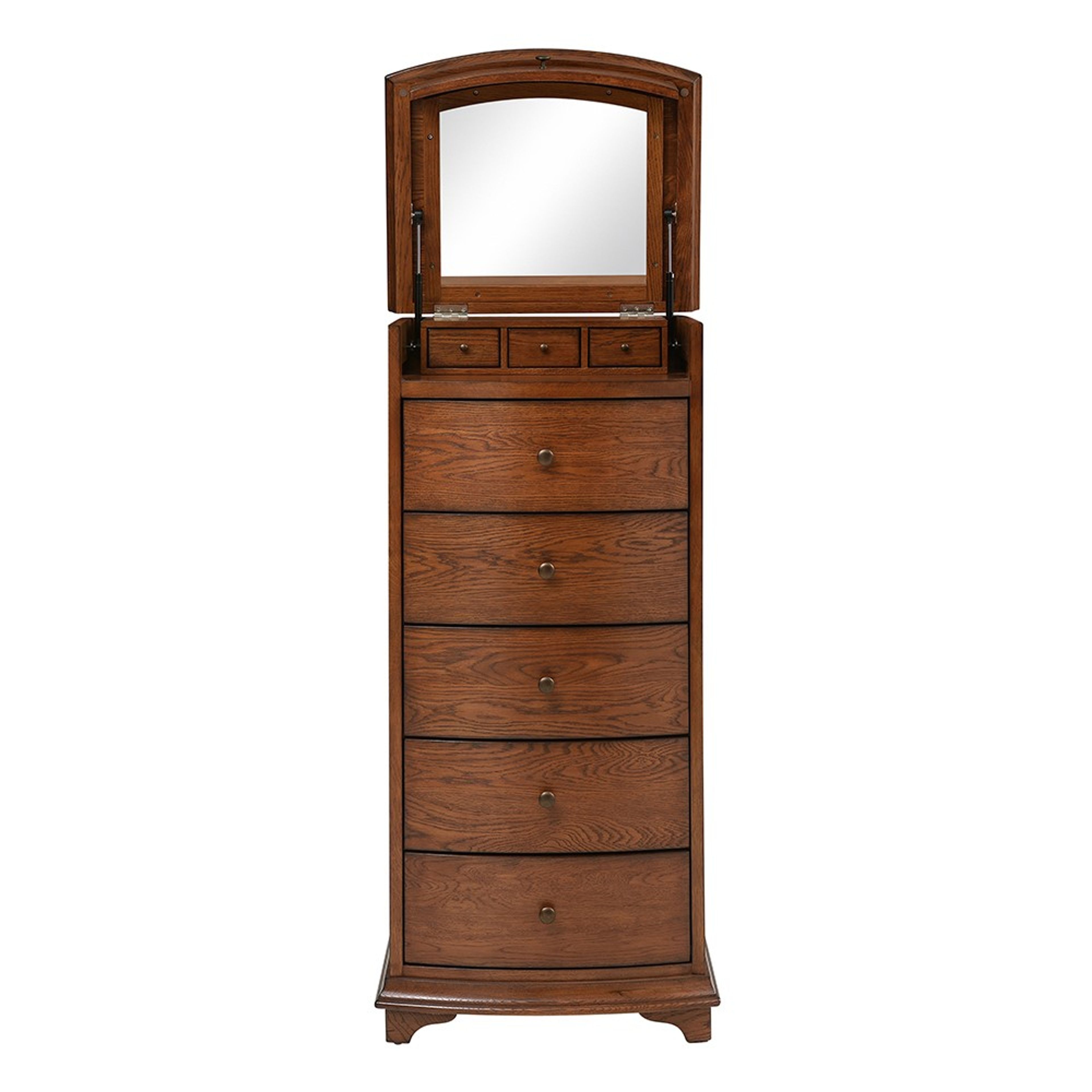 Winchcombe Dark Oak Vanity Tallboy The Cotswold Company