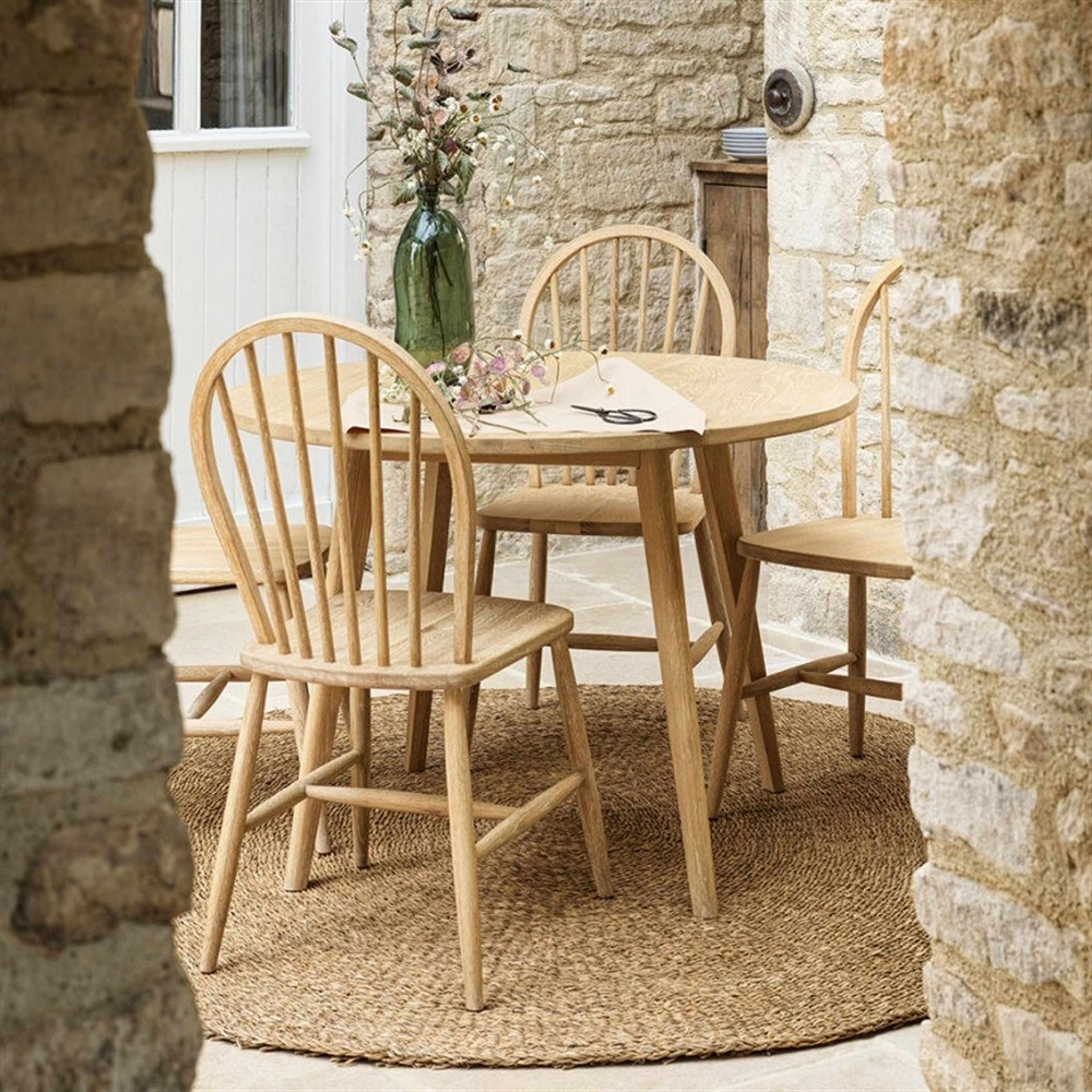 Berkeley Nordic Oak Seater Round Table