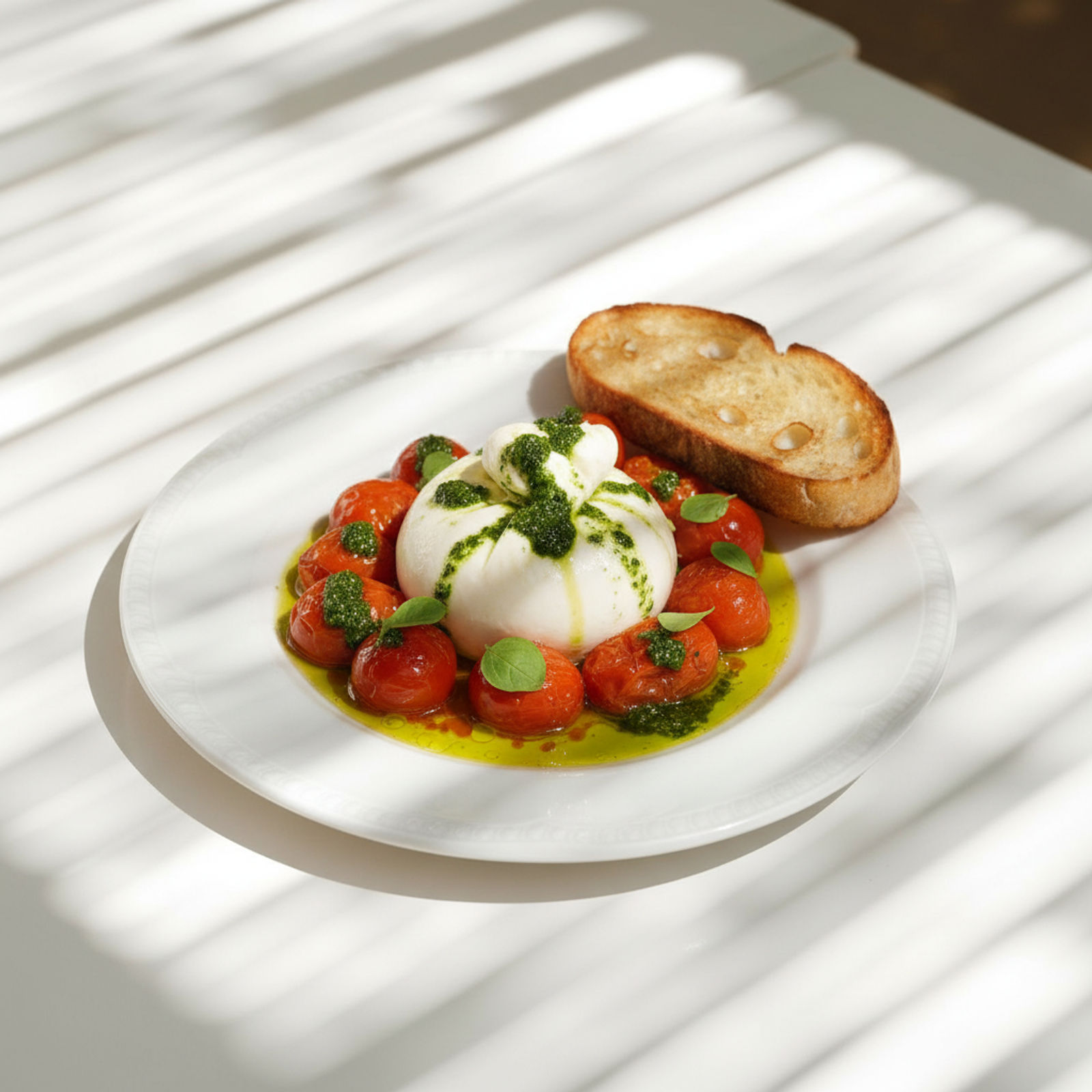 Vin till burrata