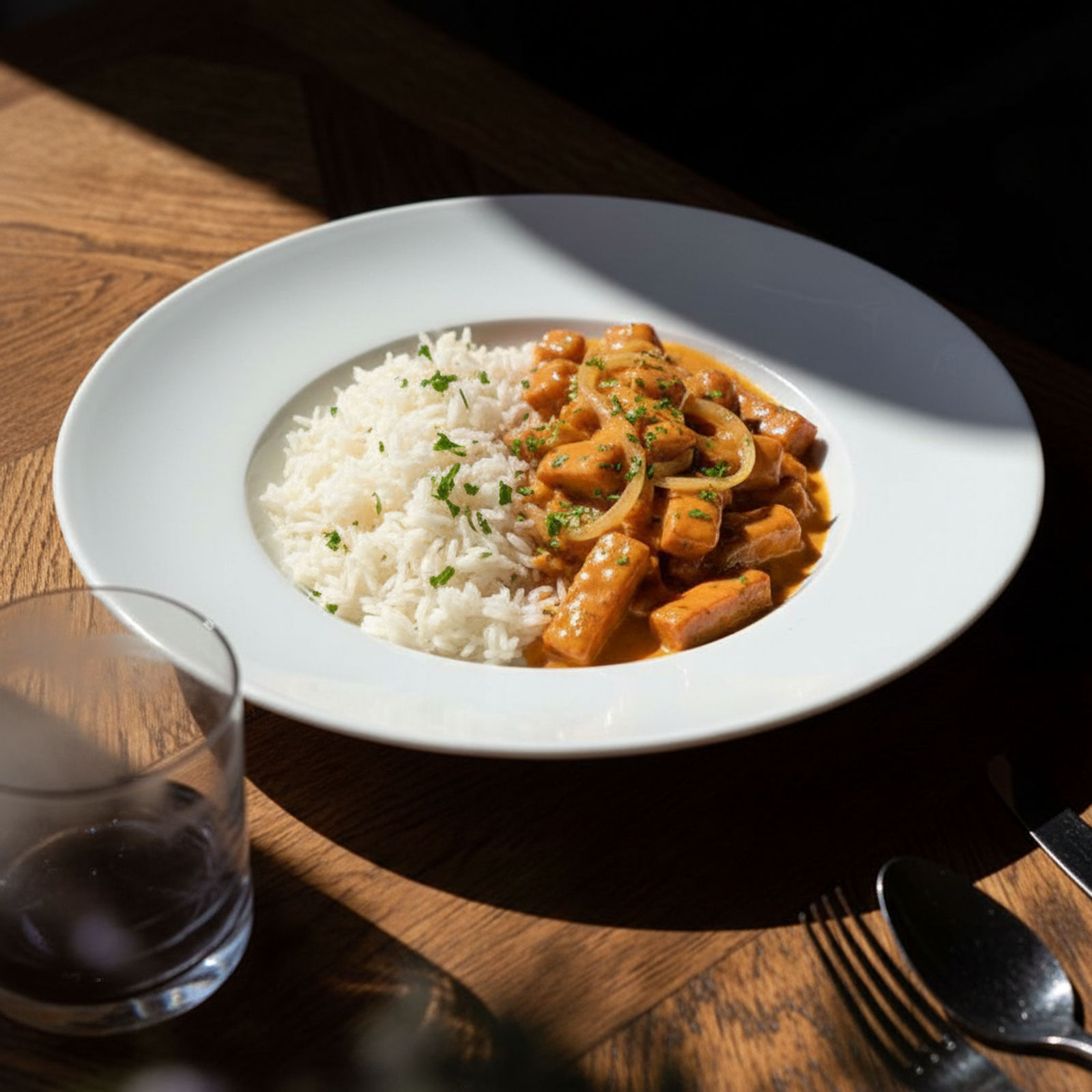 Vin till korv stroganoff