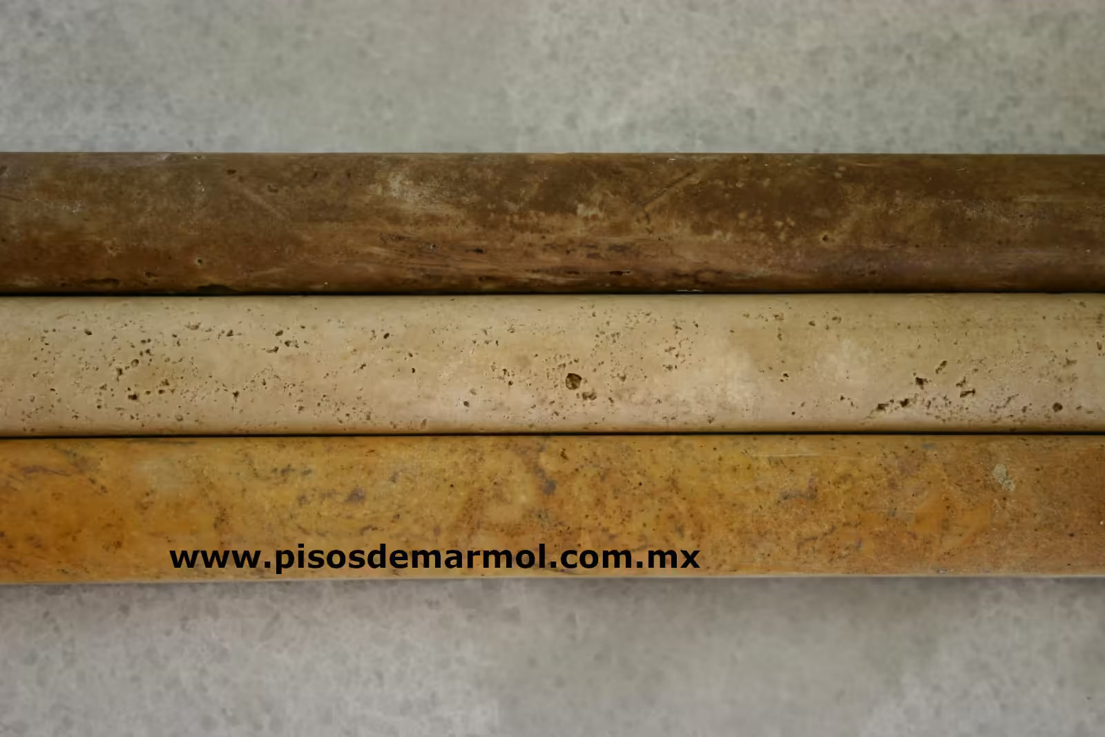 Molduras de mármol, travertino y ónix fabricadas por Mármoles Robles