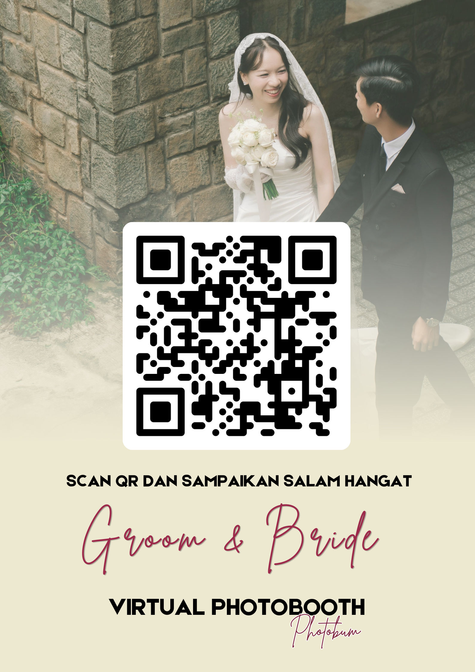 Desain banner QR siap cetak