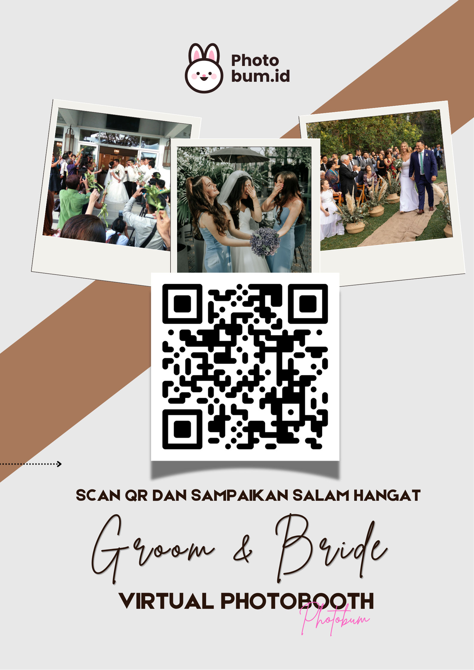 Desain banner QR siap cetak