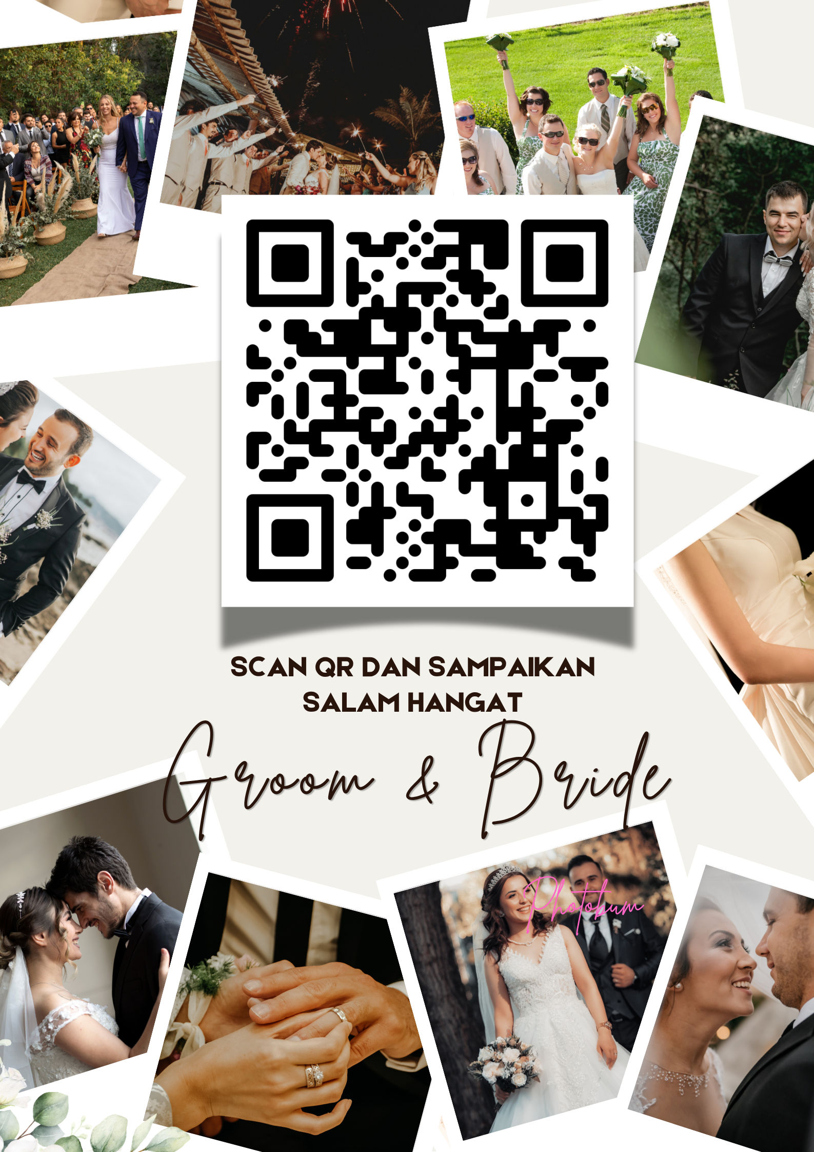 Desain banner QR siap cetak