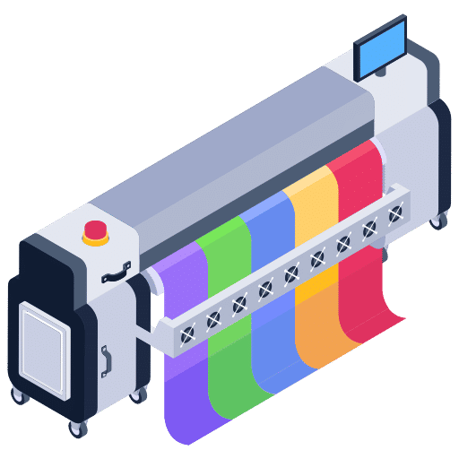 Print and large format icon – bold marketing materials