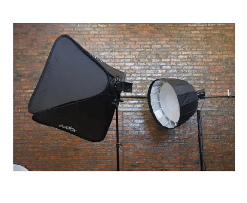 camera setup in Midrand studio with softbox lighting