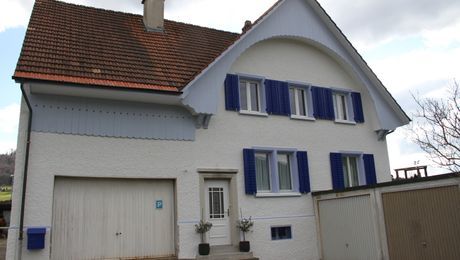 Aussenansicht Ferienhaus im Grünen