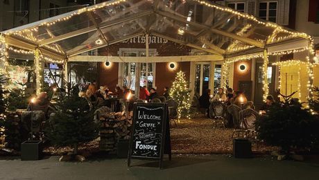 Gryffe Platz im Winter