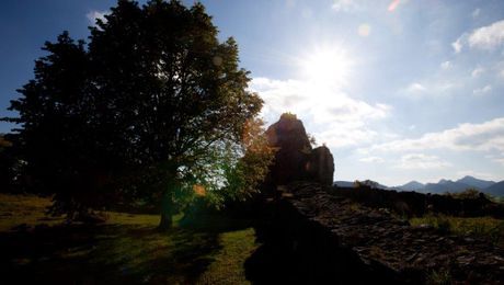 Aussicht bei der Ruine Froburg