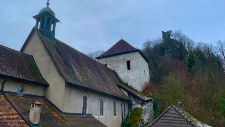 Vorbourg, Wallfahrtskapelle bei Delémont