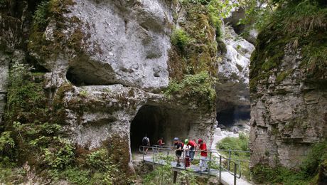 Gorge du diable en été