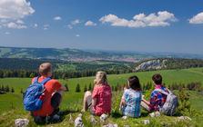 Unterwegs die Aussicht geniessen