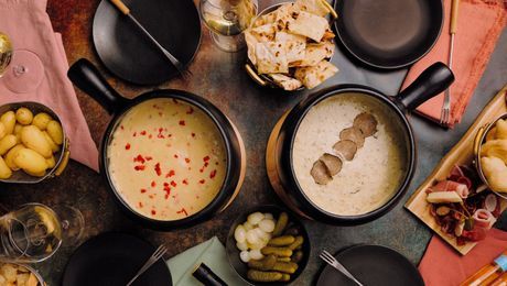 Fonduekreationen in den Villagios