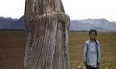 Boy with Ming Shisanling in Changping, China