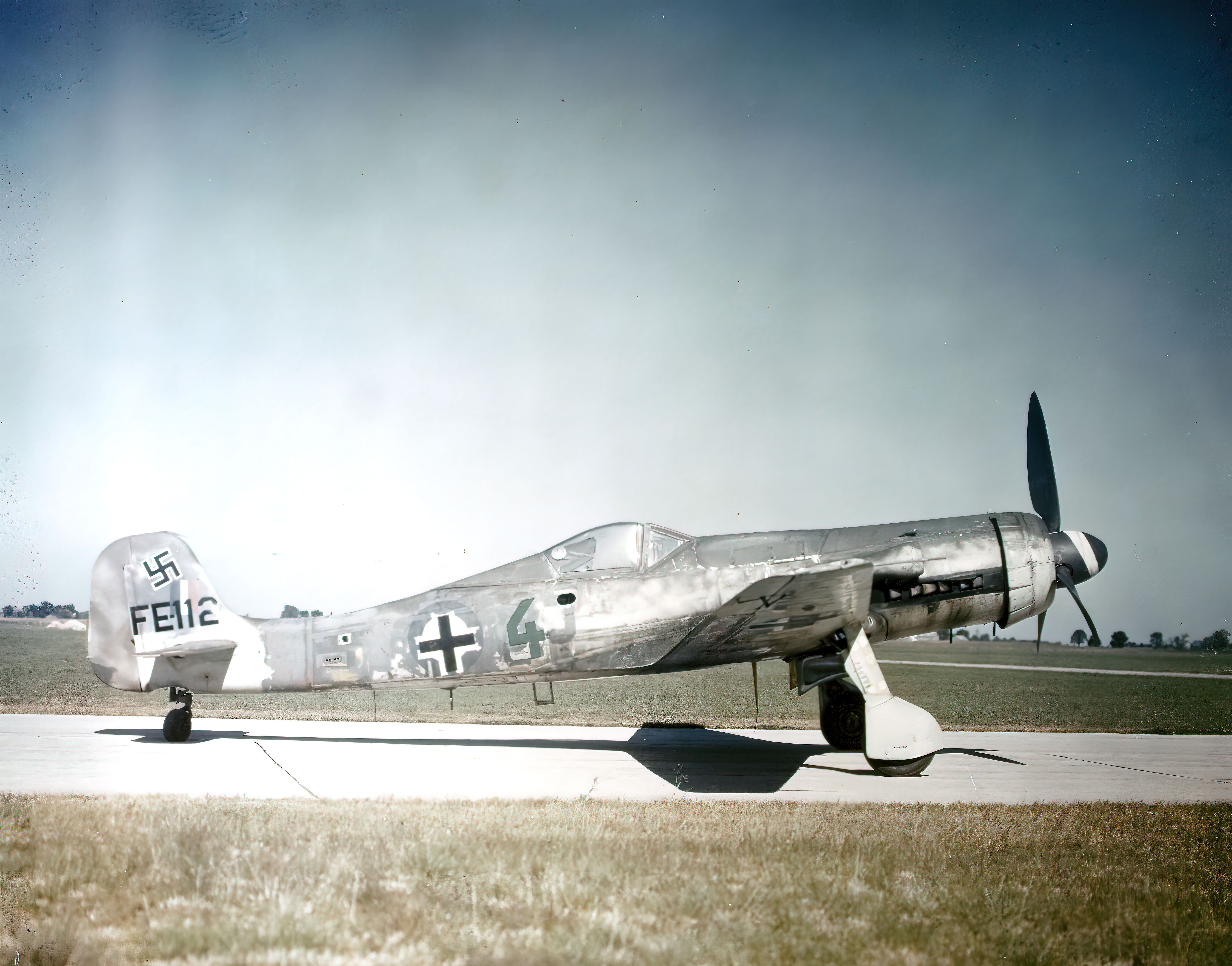 Captured Luftwaffe aircraft