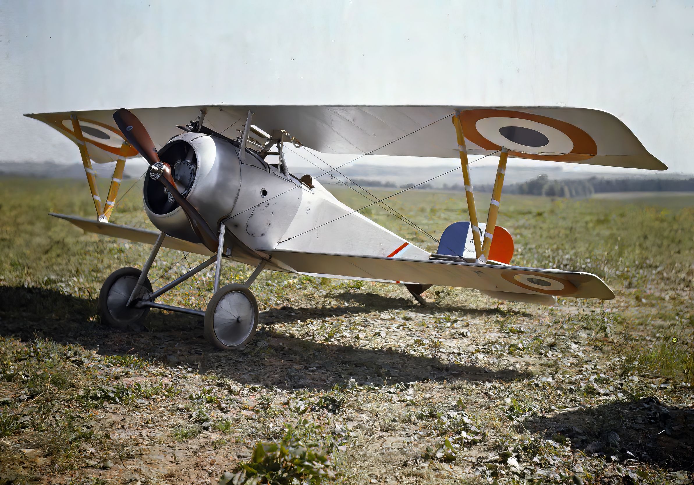 French Nieuport Biplane