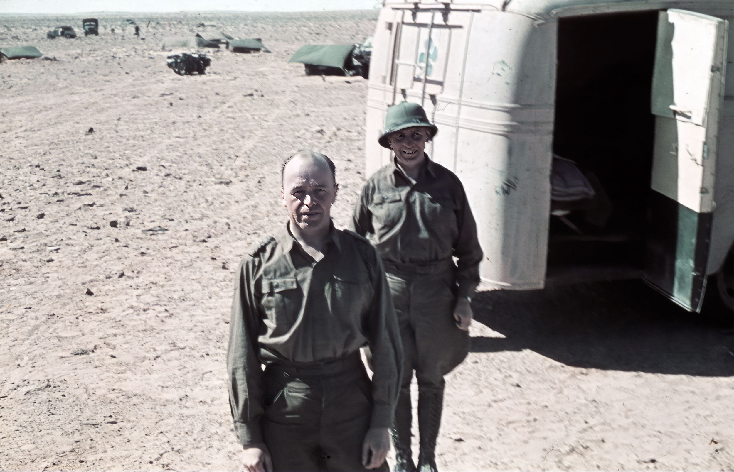 Who are these German officers in Rommel's Africa Corps?