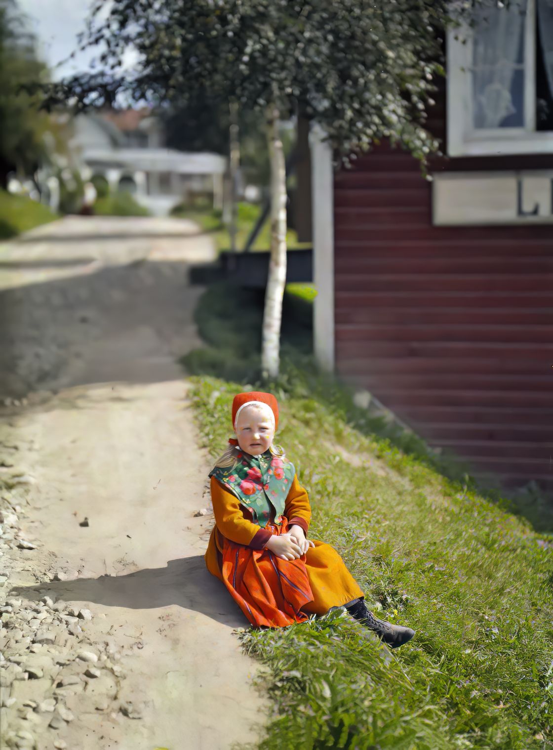 Picture of Little girl in Leksand, Sweden