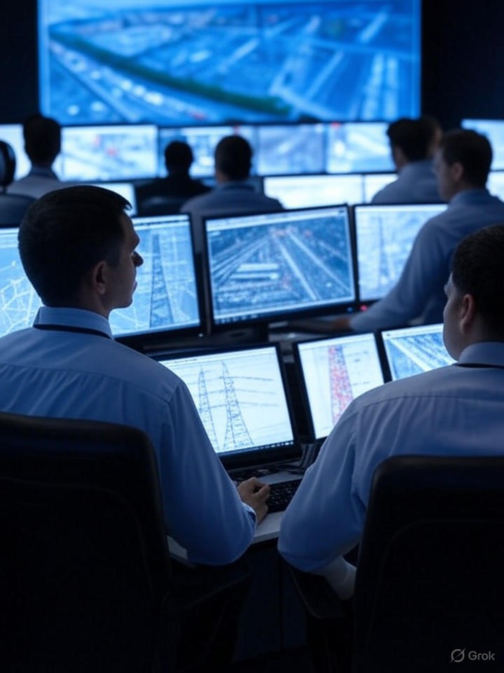 AI Command Centers for Critical Infrastructure Surveillance