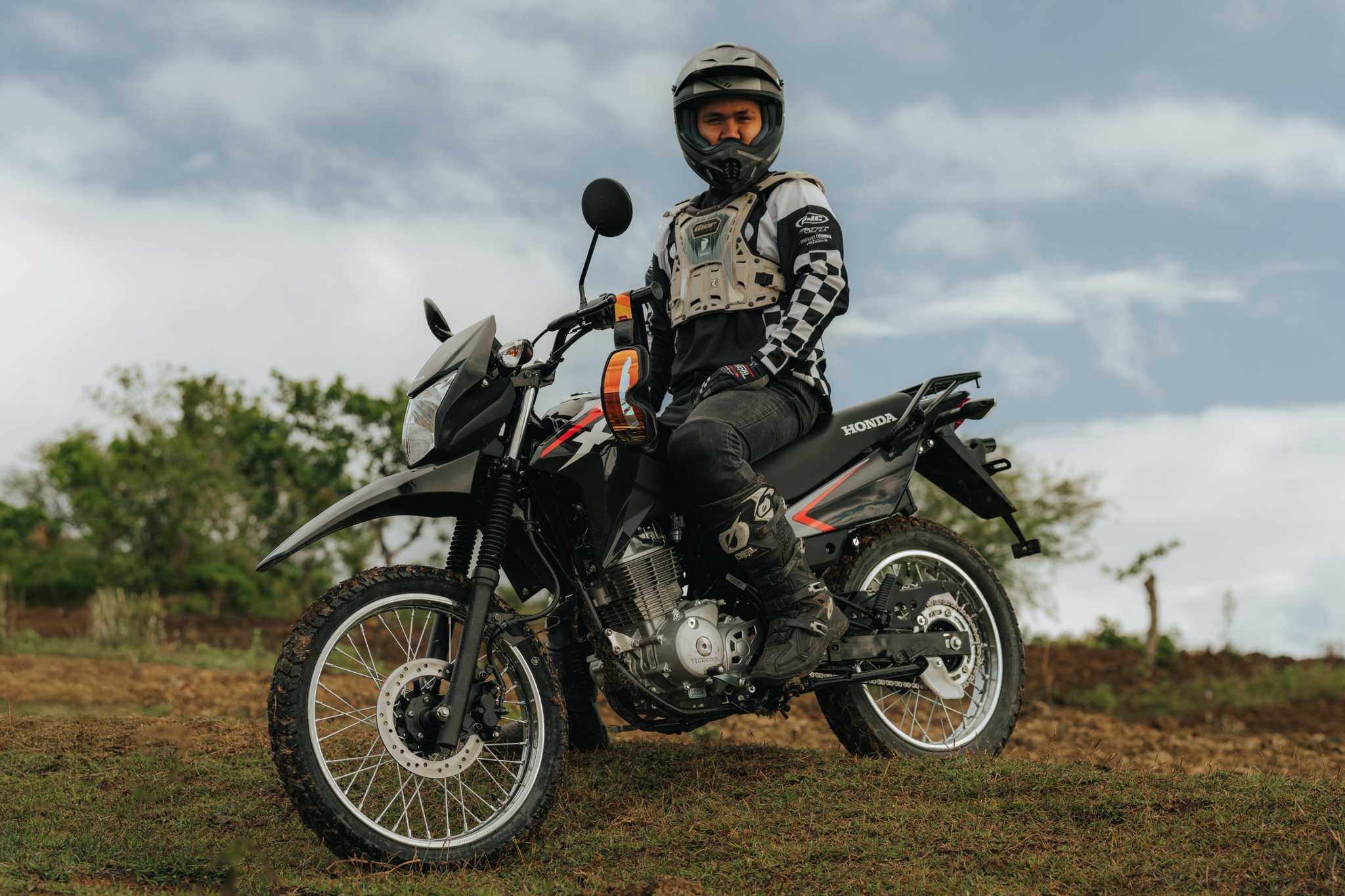 Honda Off-road motorcycle photography