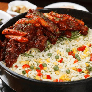 BBQ Wings Rice Bowl