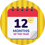 12 Months of the Year