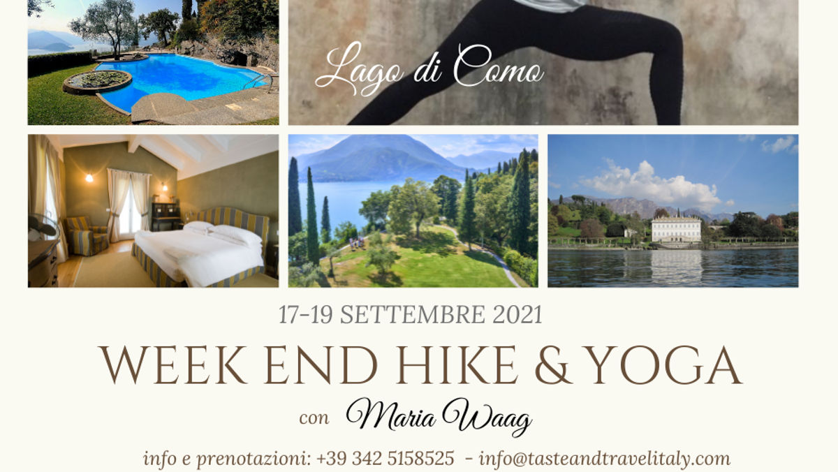 HIKE & YOGA: WEEK END BENESSERE SUL LAGO DI COMO