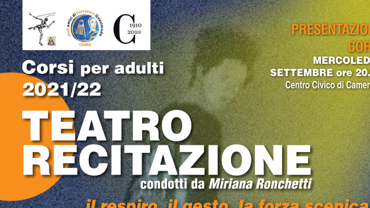 Corsi 2021/22 a Scuola di Teatro è terapia- Mattina e Sera