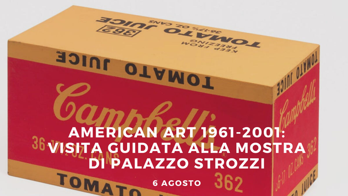 American Art 1961-2001 Le collezioni del Walker Art Center Da Andy Warhol a Kara Walker Visita guidata alla Mostra di Palazzo Strozzi