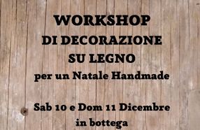 Corso di decorazione su legno per un Natale Handmade