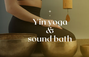 Yin yoga & sound bath con campane tibetane ✨