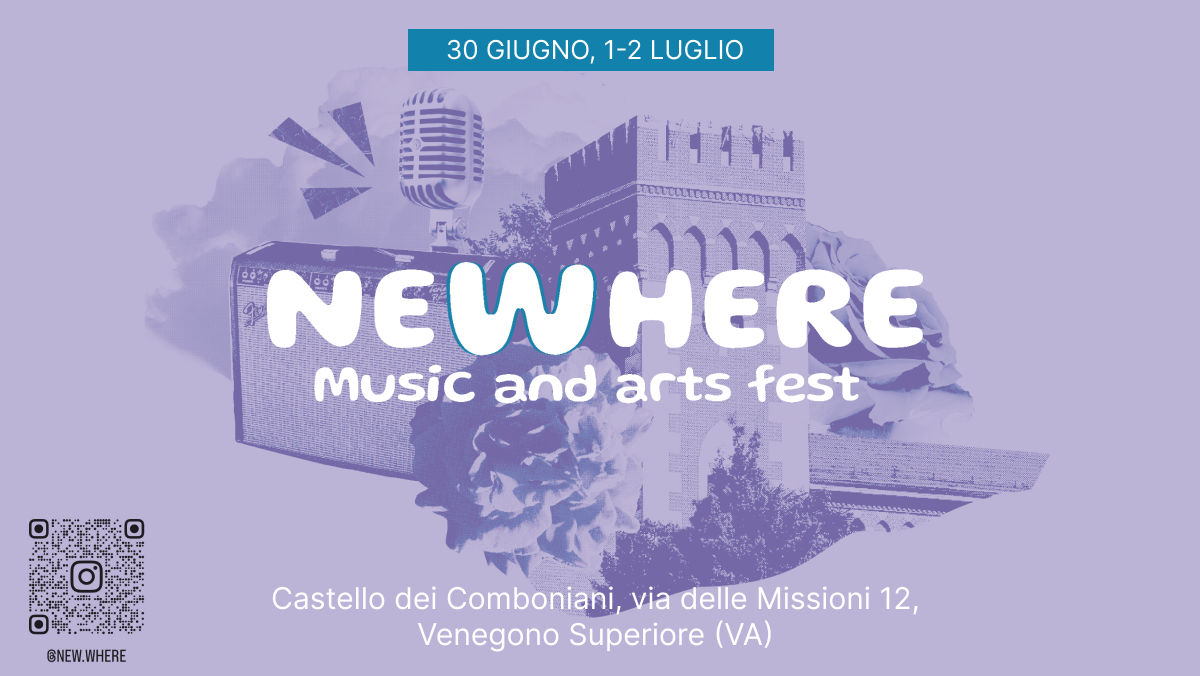 NEWHERE, Music and Arts Fest - Pass 3 giorni