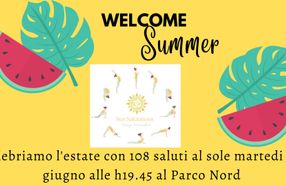 108 saluti al sole al Parco Nord