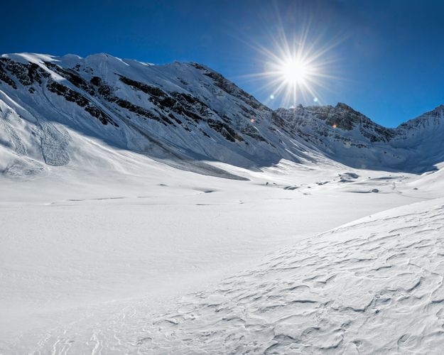 Ciaspolata fotografica a cospetto del Monte Bianco