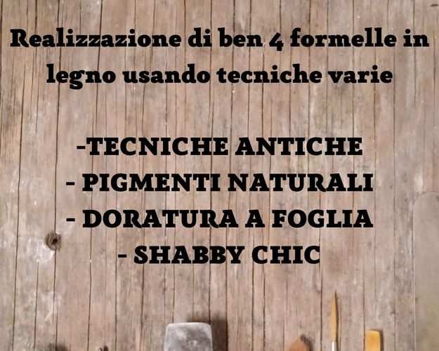 Corso di decorazione su legno per un Natale Handmade