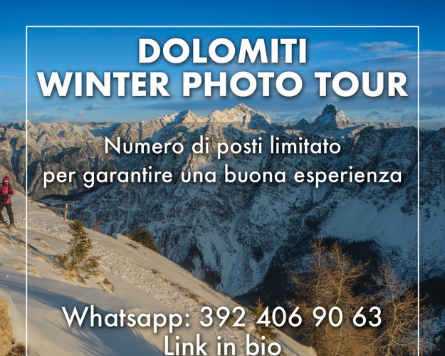 DOLOMITI WINTER PHOTO TOUR FOTOGRAFICO IN VAL ZOLDANA