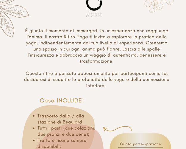 Weekend di Yoga, Trekking, Sound Healing, e Magia Autunnale 🍂