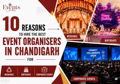 10 Reasons to Hire the Best Event Organisers in Chandigarh for Weddings, Birthdays & Corporate Events