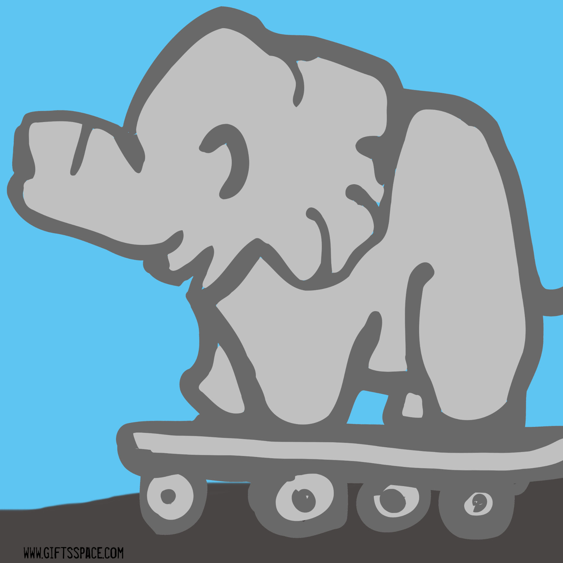 Skater Elephant