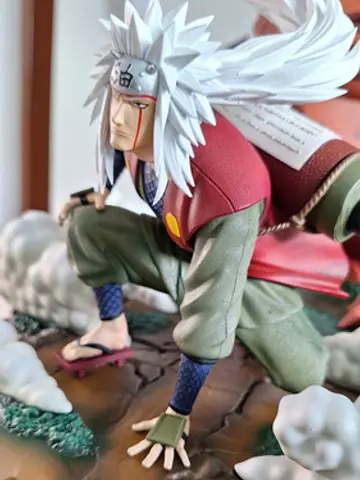 Jiraiya Estátua Resina Naruto Fidel Figures Anime Premium