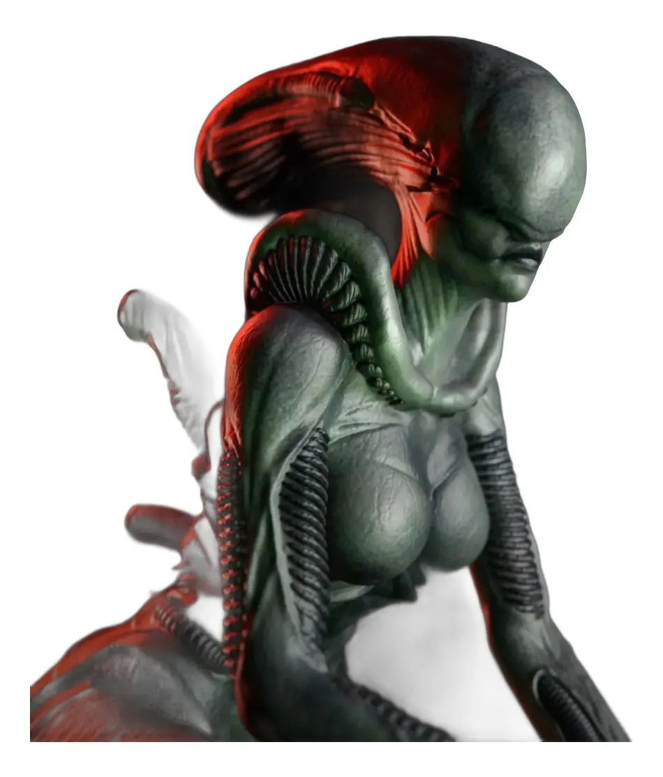 Alien Queen Rainha Xenomorfo Aliens Movie Estátua Resina Fig
