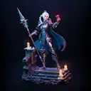 Shadowheart Baldur's Gate Iii Companheira Game Resina Figura - foto 6