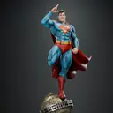 Superman E Krypto O Supercao Dc Comics Heroi Resina Figura ( - foto 5
