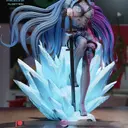 Esdeath General Do Imperio Akame Ga Kill! Anime Resina Figur - foto 3