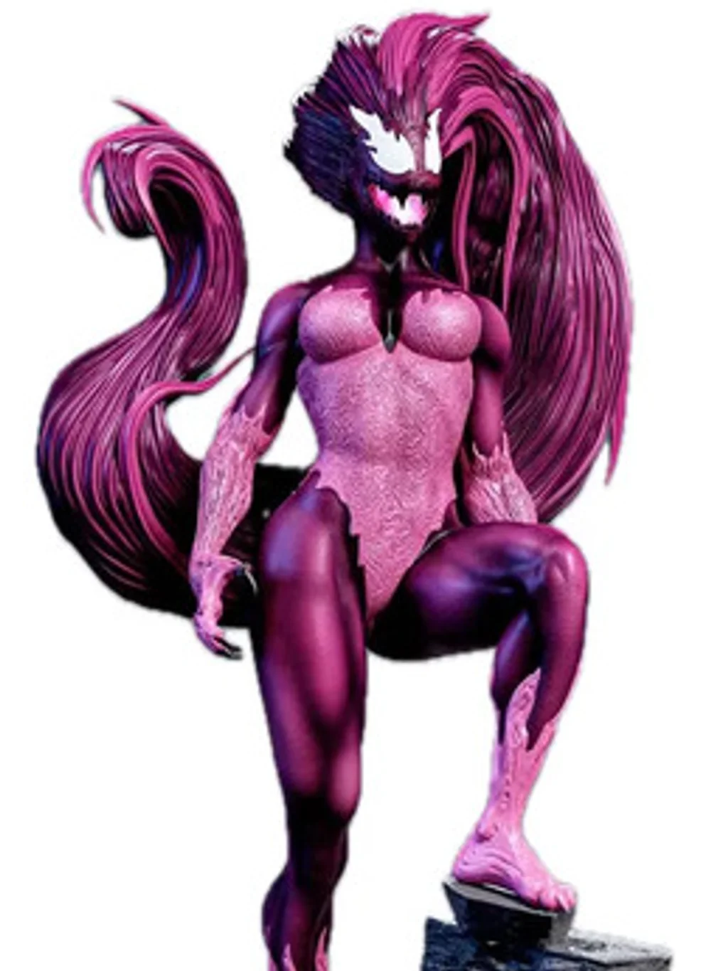 Figura agony sibionte venom em resina 3D - Fidel Figures