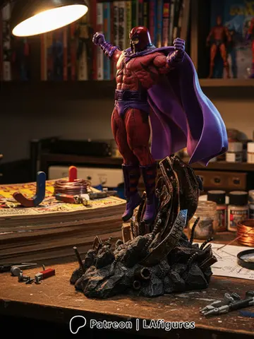 Magneto Marvel X-men Mutante Figura Resina 24cm