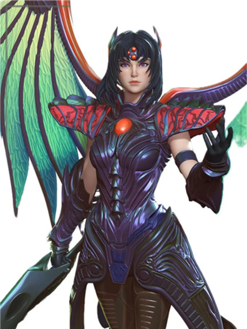 Figura rose legend of the dragoon em resina 3D - Fidel Figures