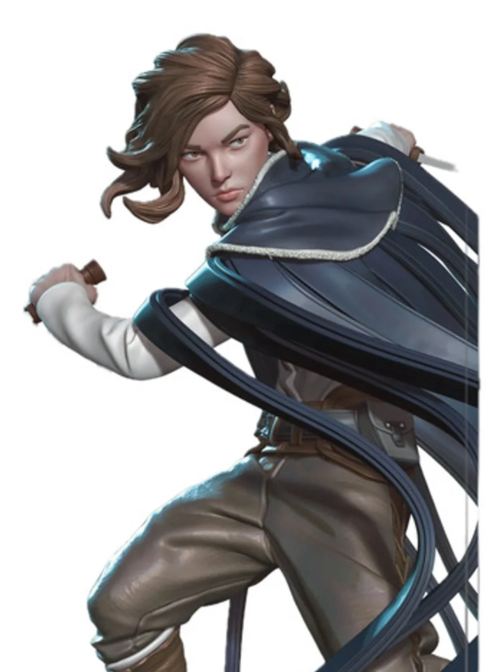 Figura vin mistborn em resina 3D - Fidel Figures